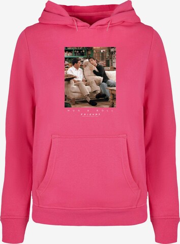 ABSOLUTE CULT Sweatshirt 'Friends - Hug And Roll' in Pink: front