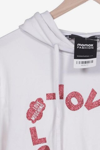 Love Moschino Sweatshirt & Zip-Up Hoodie in S in White