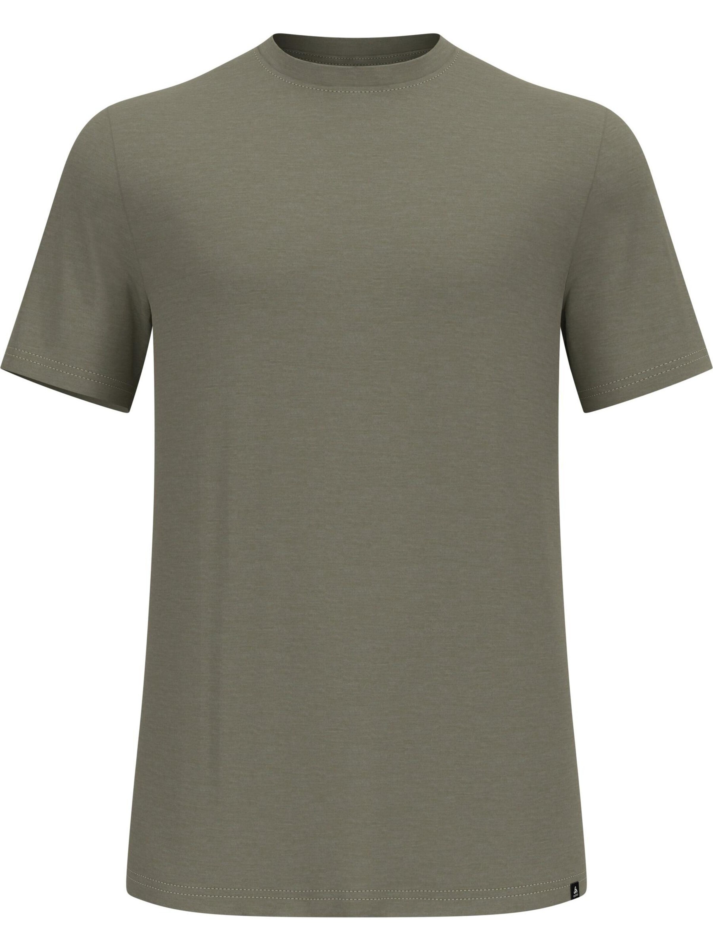 Maglia funzionale 'MERINO TENCEL PLAIN TEE' di ODLO in beige: frontale