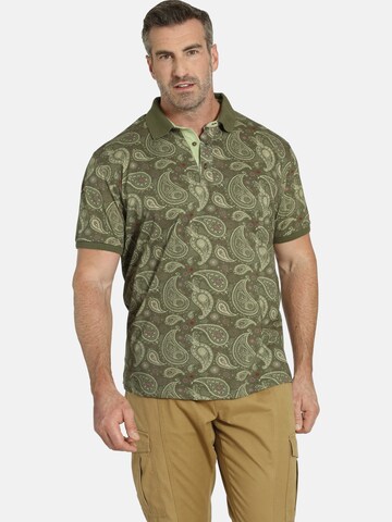 Charles Colby Shirt ' Earl Suitbert ' in Groen: voorkant