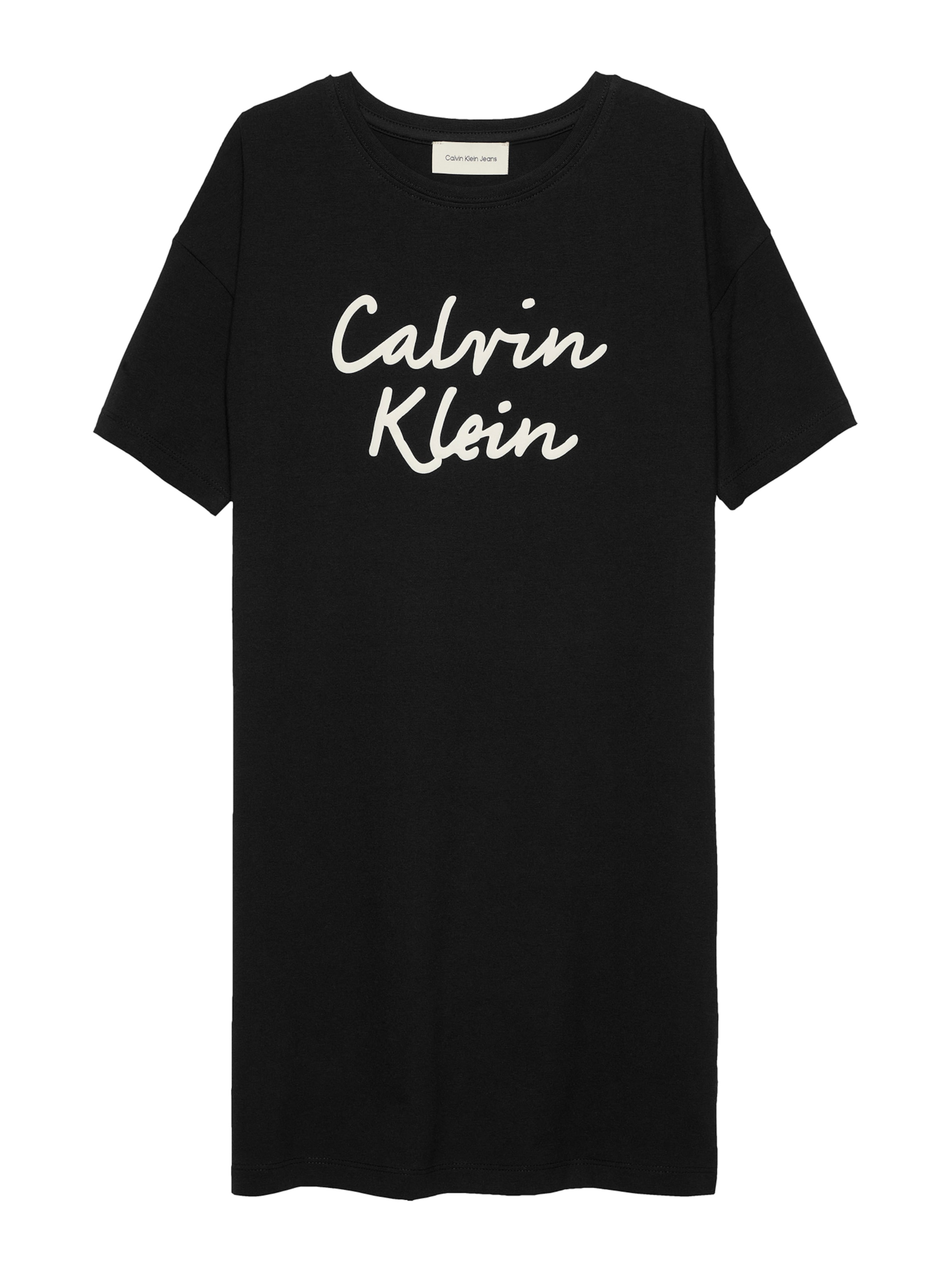 Calvin Klein Jeans Šaty – černá: přední strana