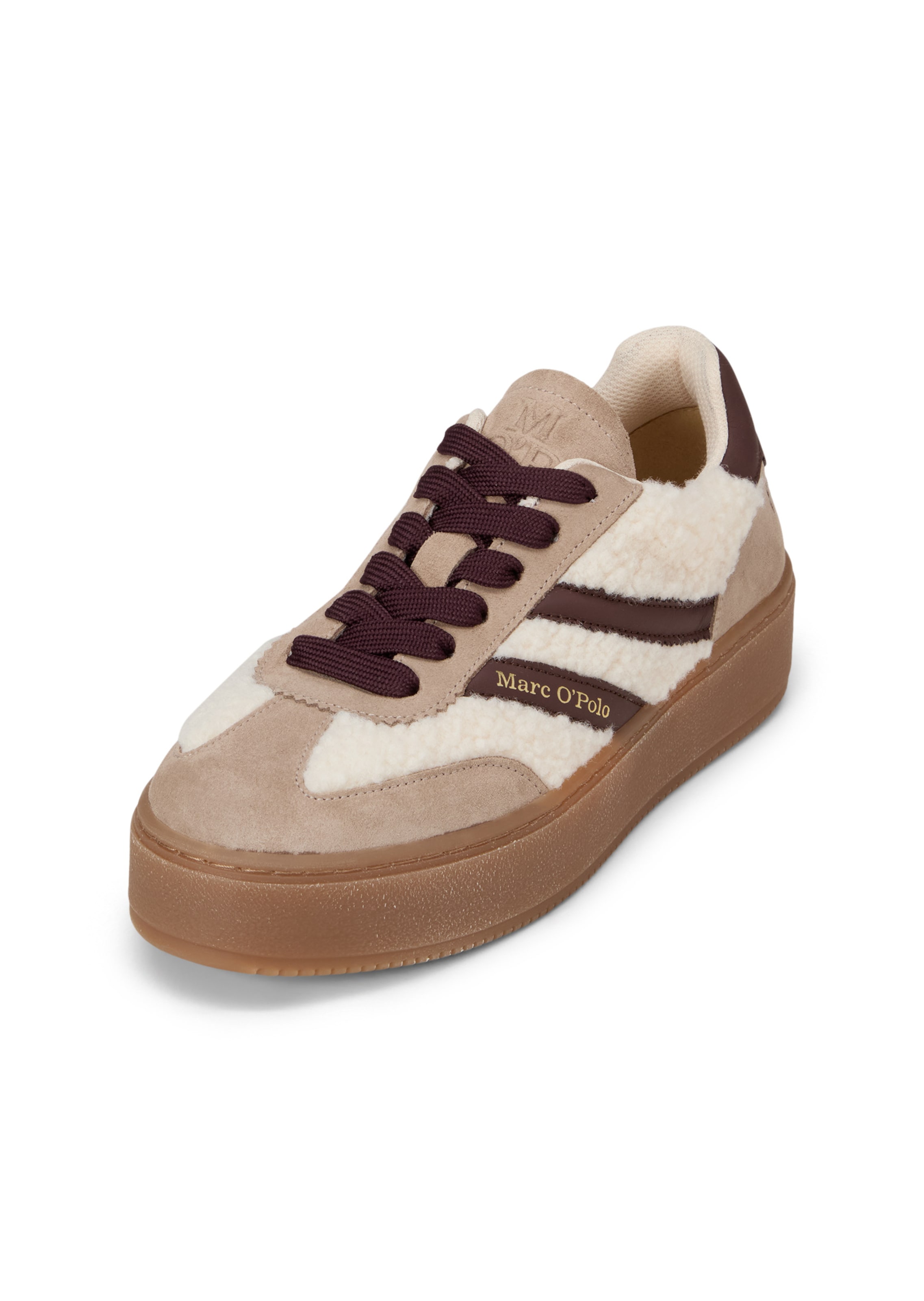 Marc O'Polo Sneaker in Braun: Vorderseite