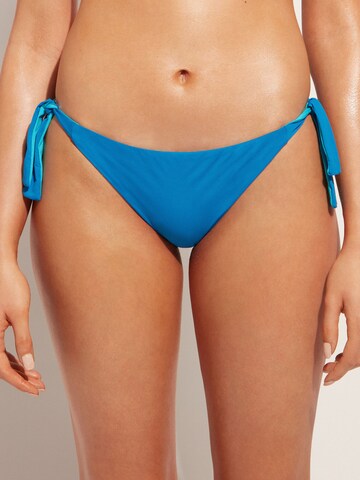 CALZEDONIA Bikini Bottoms in Blue: front