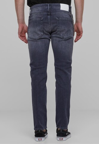 2Y Premium Tapered Jeans in Grey