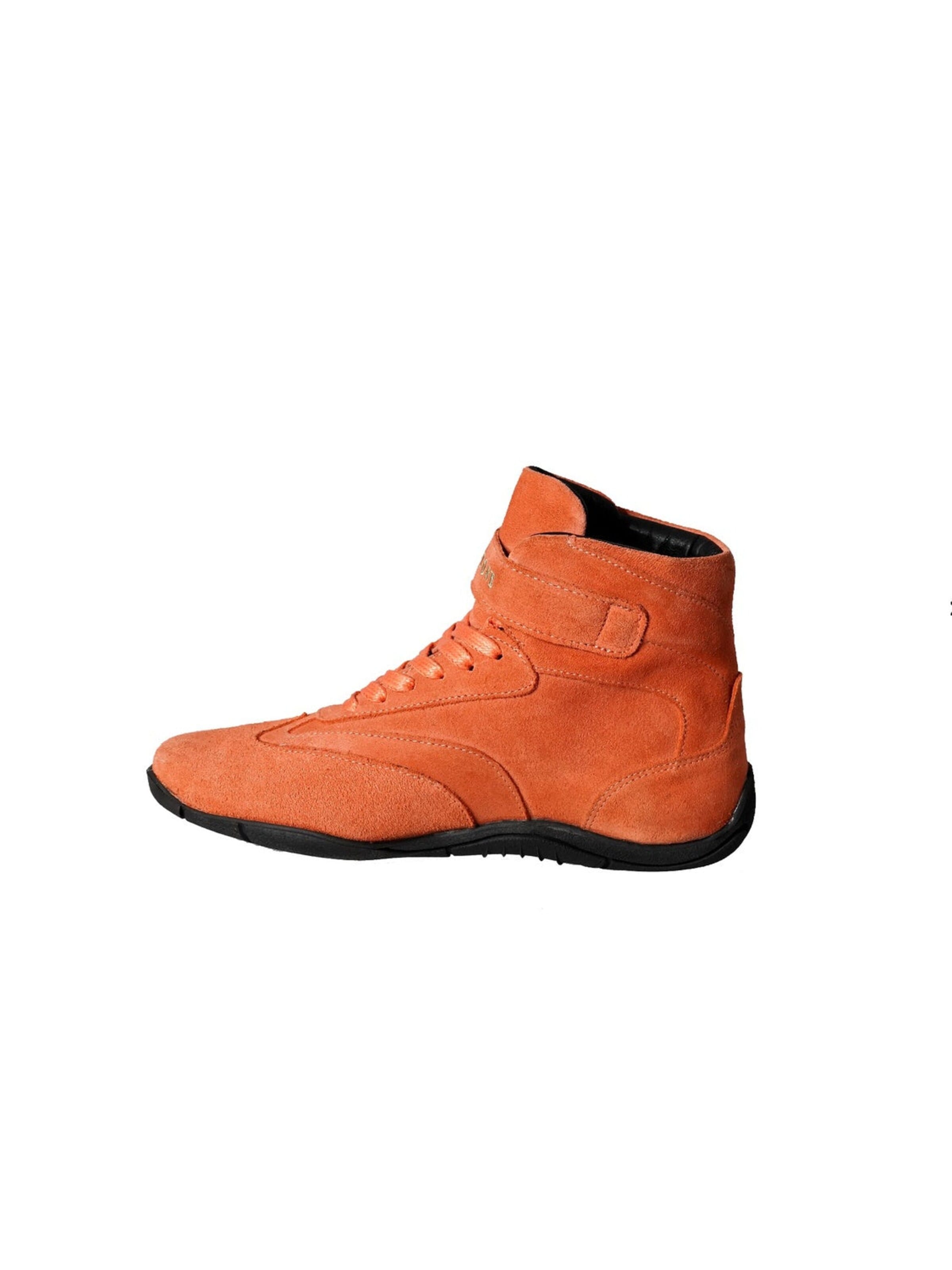 Sneaker alta 'Pat' di Yoxeone in arancione
