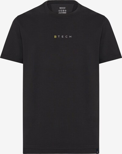 Boggi Milano T-Shirt en jaune / noir / blanc, Vue avec produit