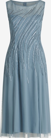 Vera Mont Рокля за коктейл в синьо: отпред