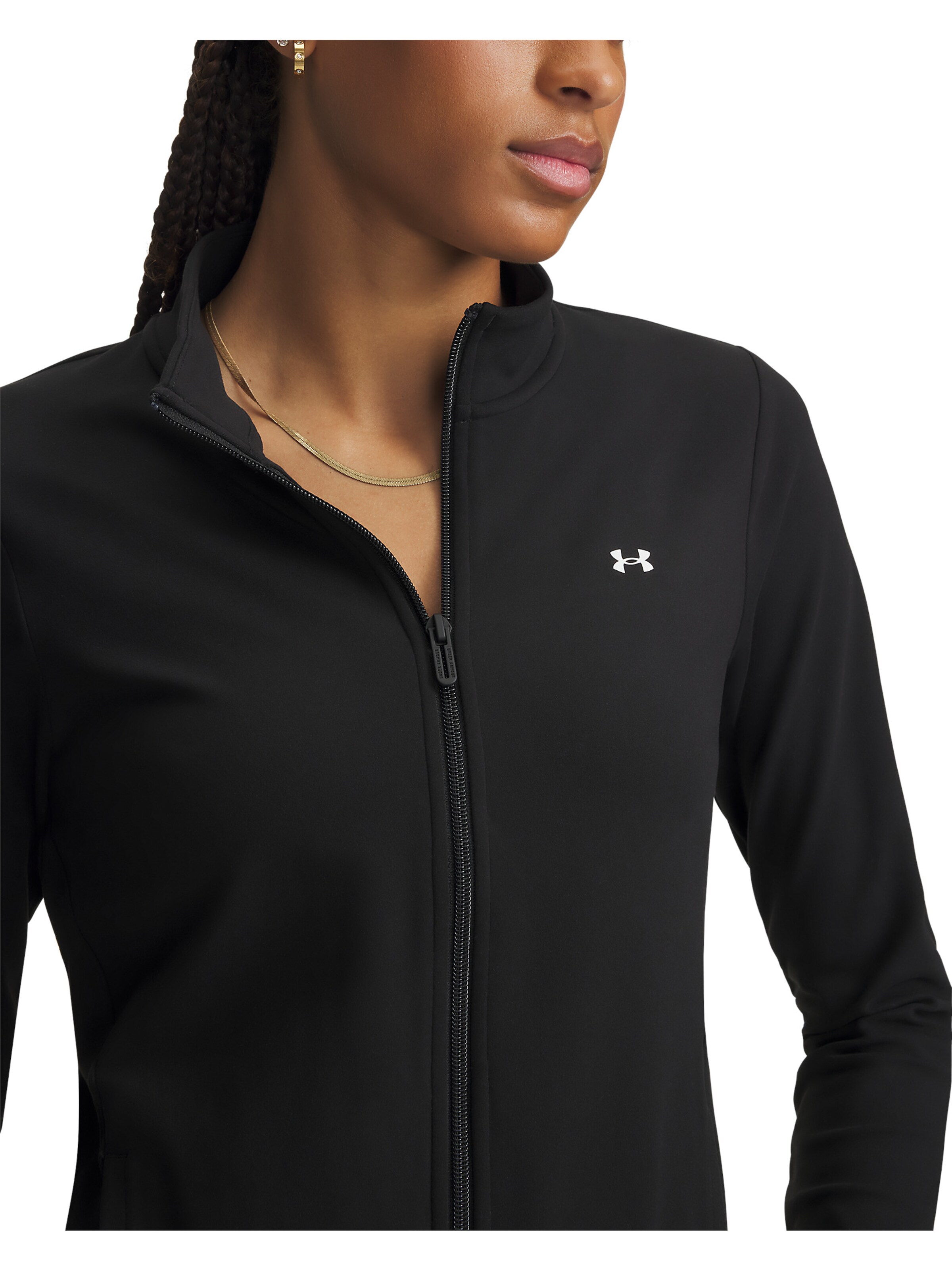 UNDER ARMOUR Sportjas 'Motion' in Zwart