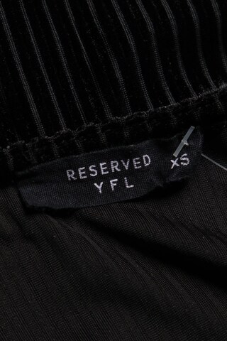 Reserved Longsleeve-Shirt XS in Schwarz