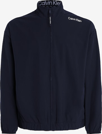 Calvin Klein Sport Übergangsjacke in Schwarz: predná strana