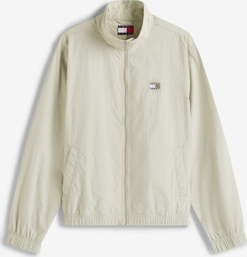 Tommy Jeans Демисезонная куртка 'ESSENTIAL' в Зеленый: спереди