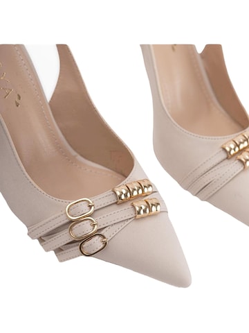 Limoya Slingpumps 'Rosig' in Beige