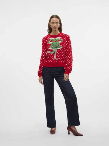 VERO MODA Trui ''SPARKLE' in Rood