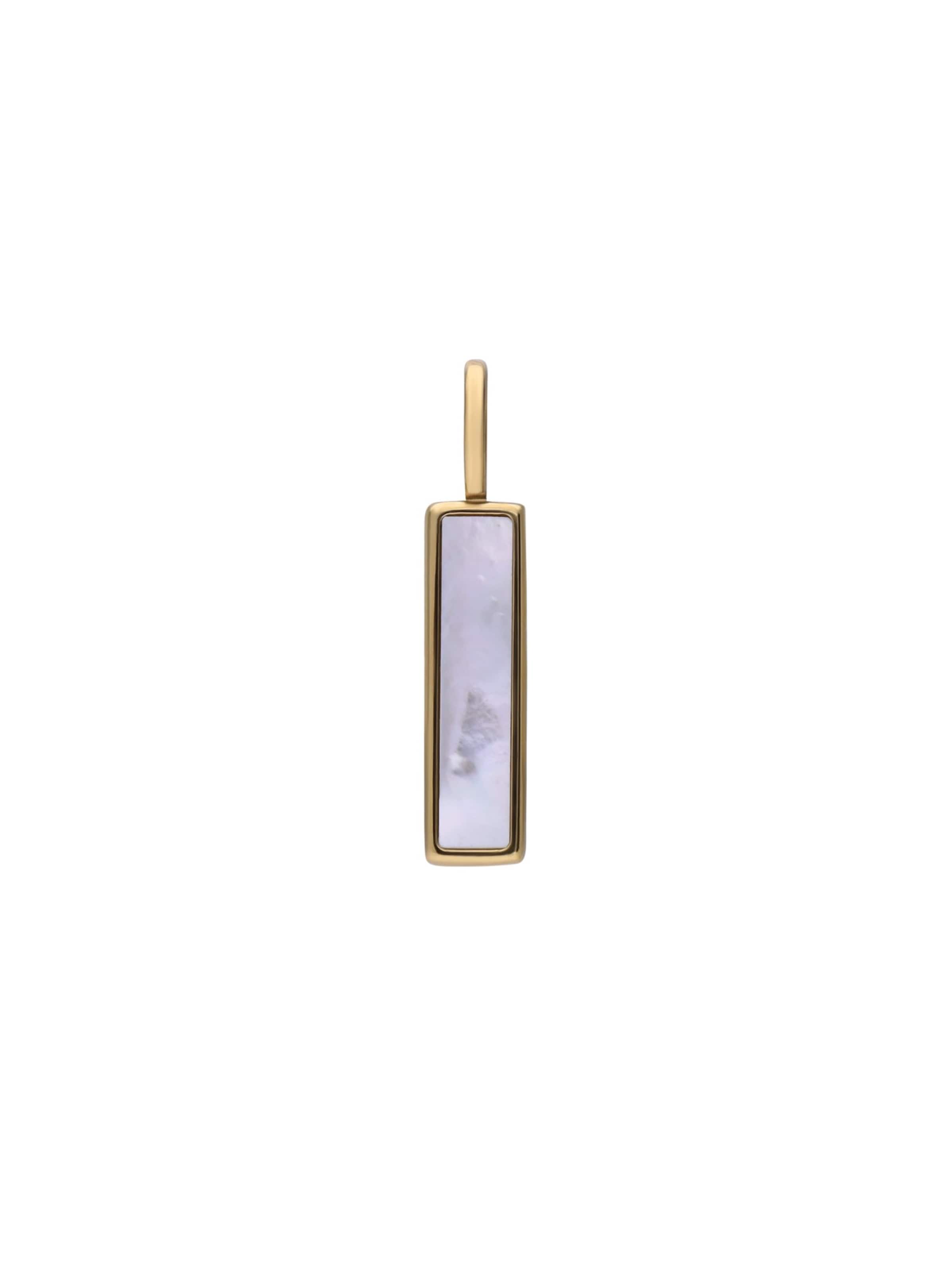 Lucardi Pendant in Gold: front