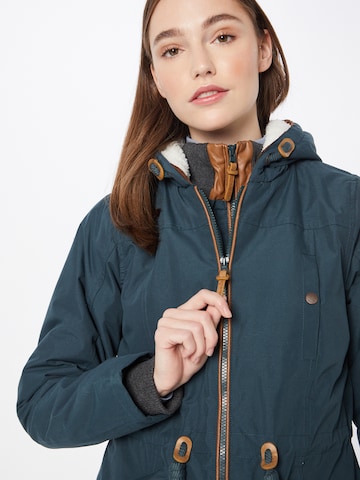 BRAVE SOUL Winter Parka 'Abby' in Blue