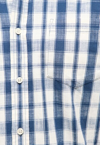 MUSTANG Regular fit Button Up Shirt in Blue