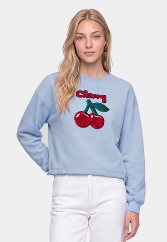MYMO Sweatshirt in Blue: front