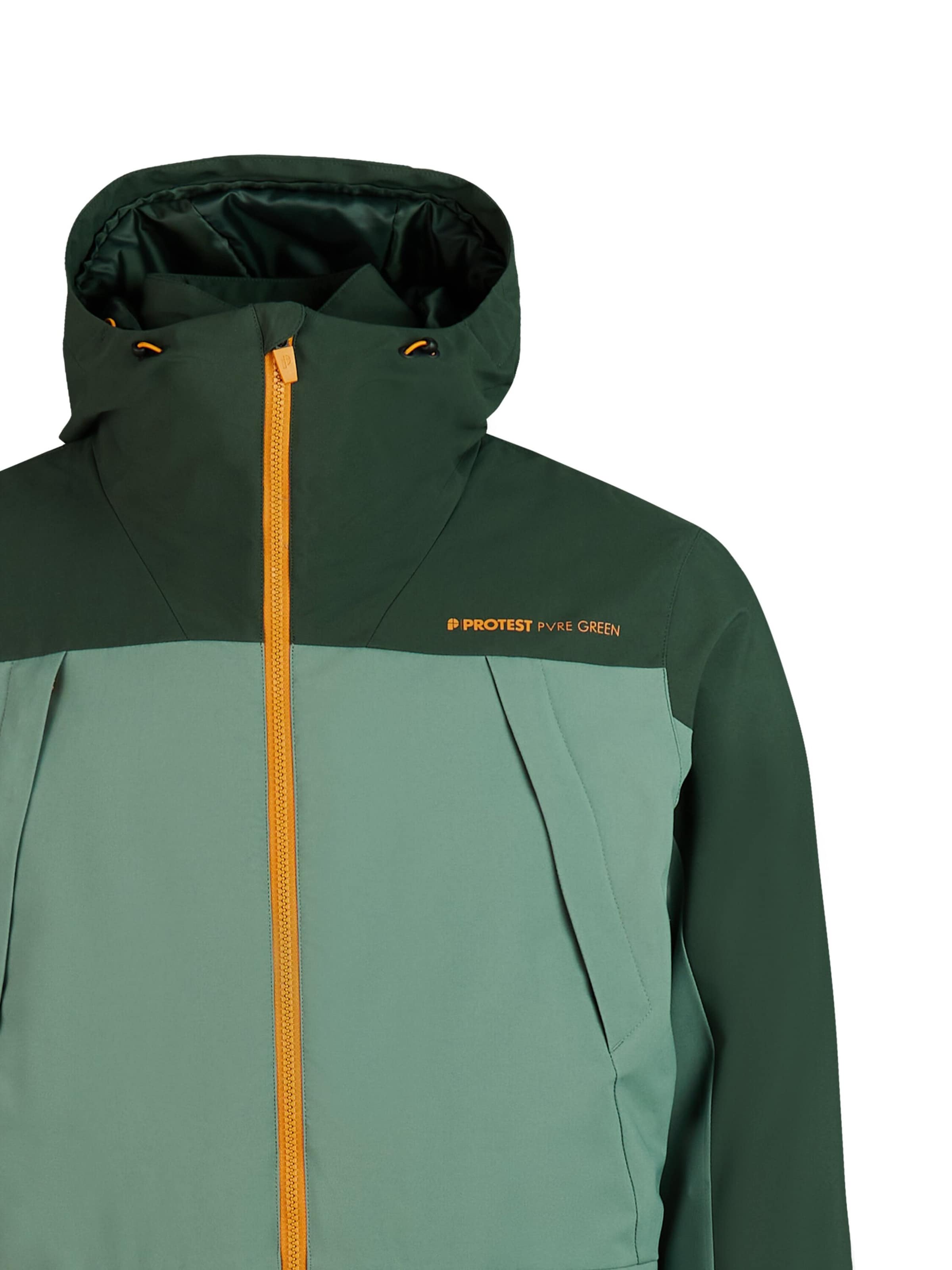 PROTEST Sportjacke 'PRTDunton'‌‌‌‌‌‌‌‌‌‌ in Grün