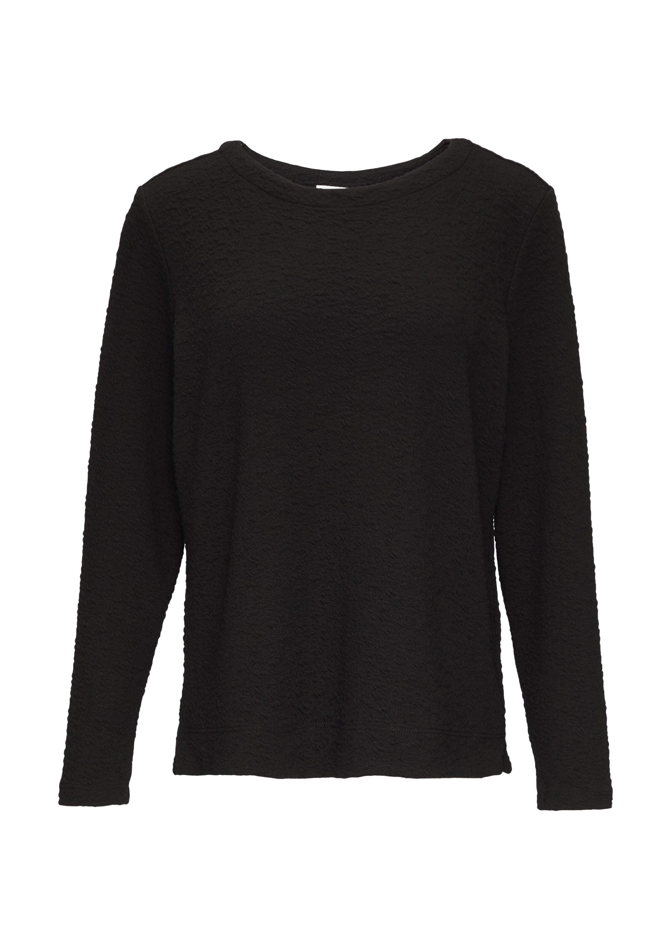s.Oliver Sweatshirt in Schwarz: Vorderseite