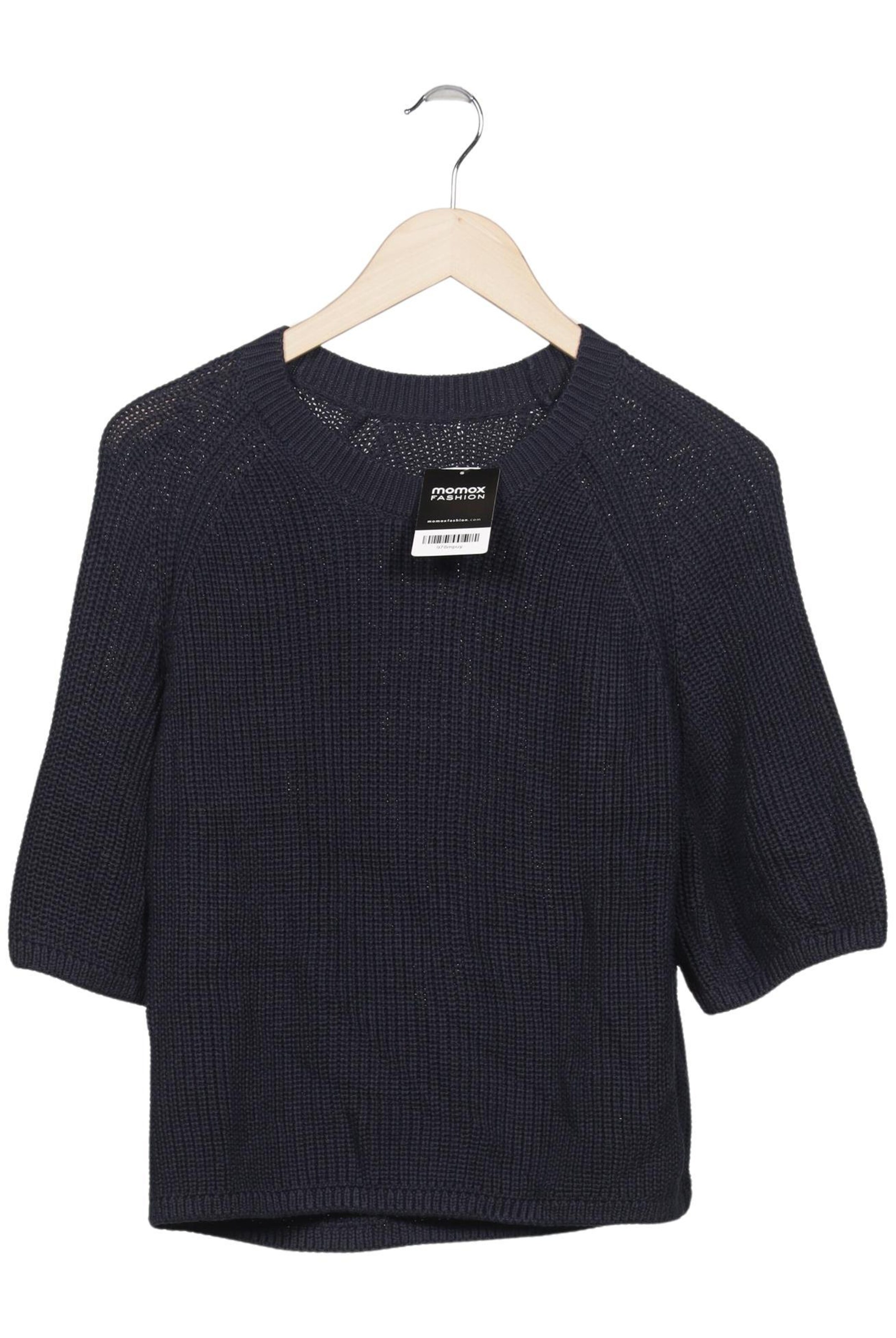 hessnatur Sweater & Cardigan in XS in Blue: front