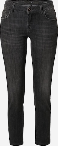 Goldgarn Flared Jeans 'Rosengarten' in Black: front