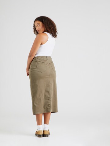 ONLY Carmakoma Skirt 'CARLola' in Green