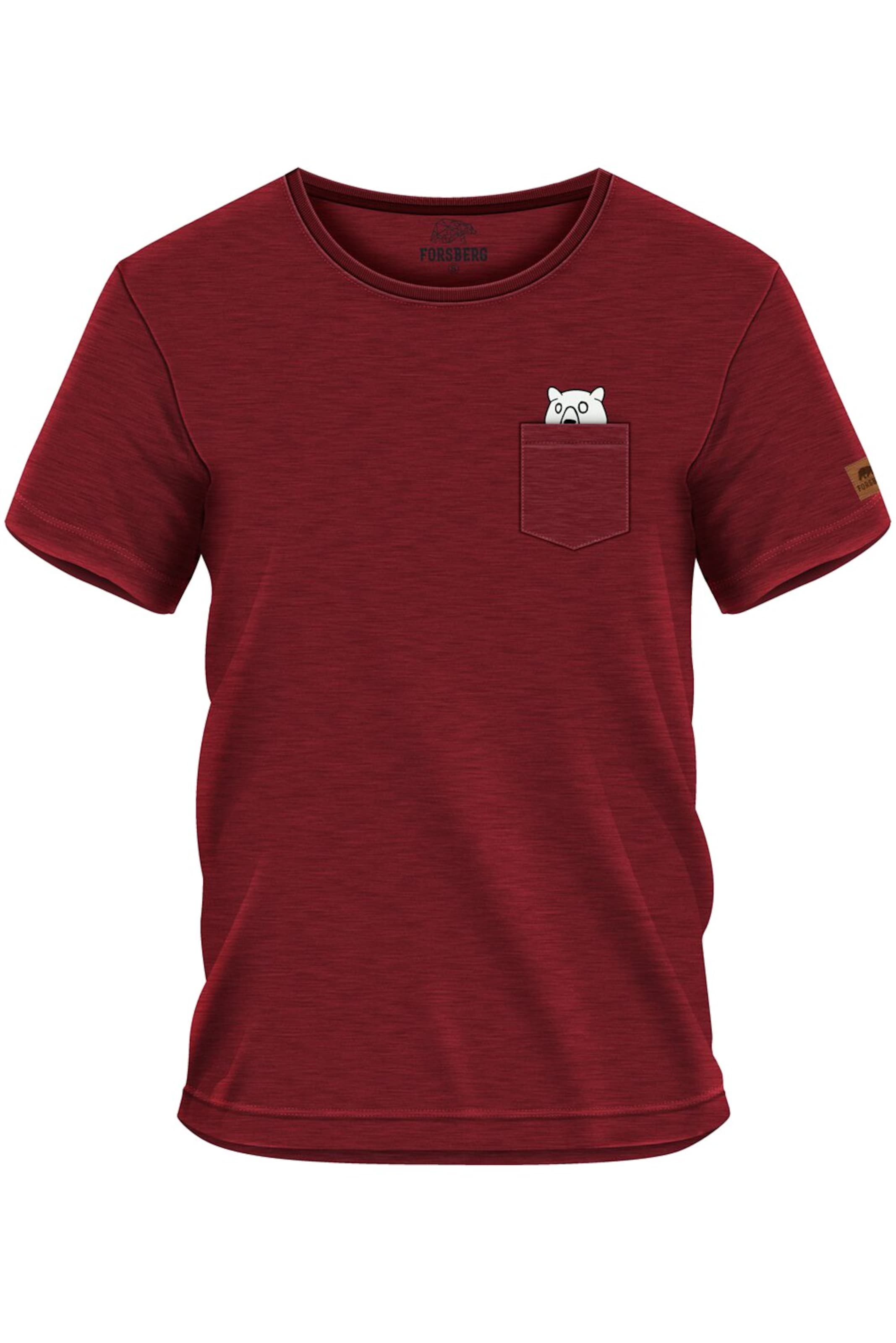 FORSBERG Shirt in Rot: Vorderseite