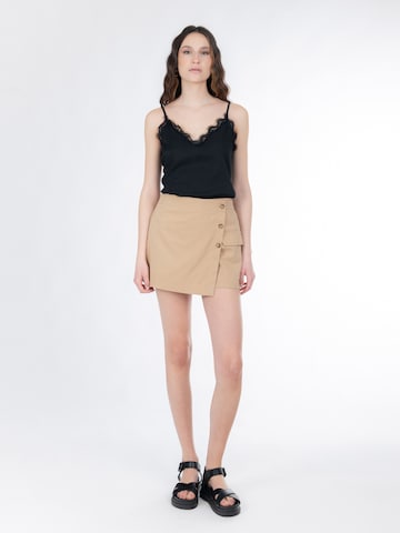 Influencer Loose fit Trousers in Beige