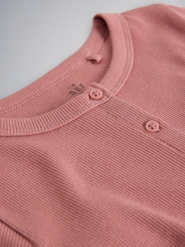 The Set Gebreid vest in Bruin