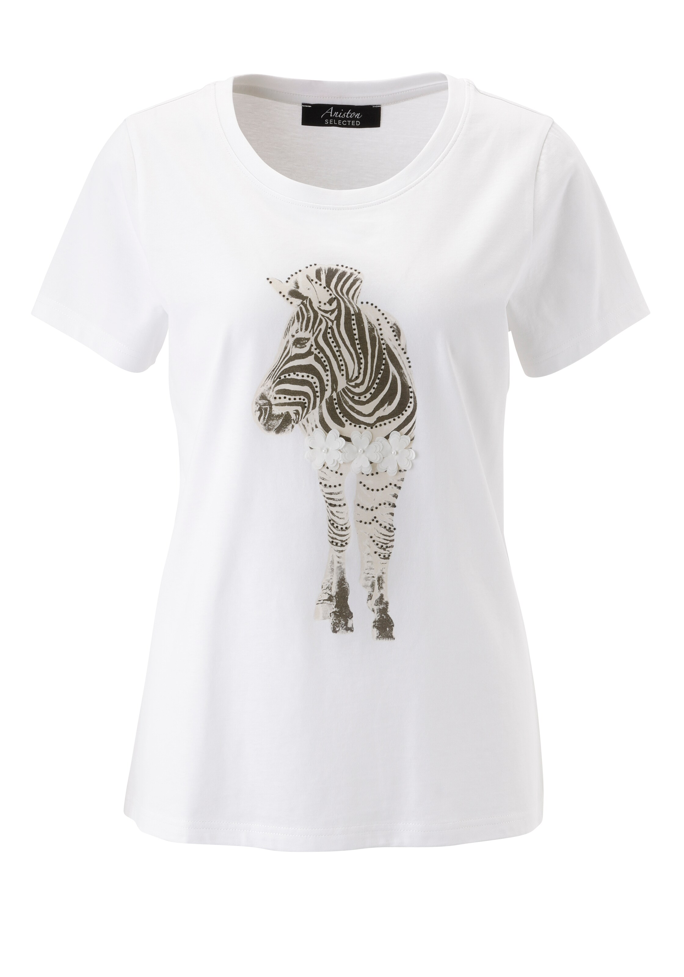 Aniston SELECTED Shirt in White: front