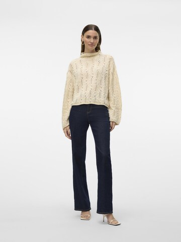 VERO MODA Pullover i beige
