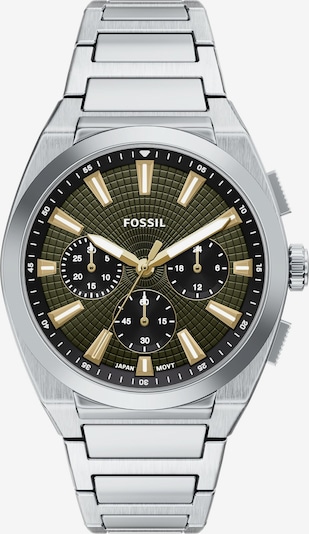 FOSSIL Analog watch 'EVERETT' in One Size in Grey / Green / Silver, Item view