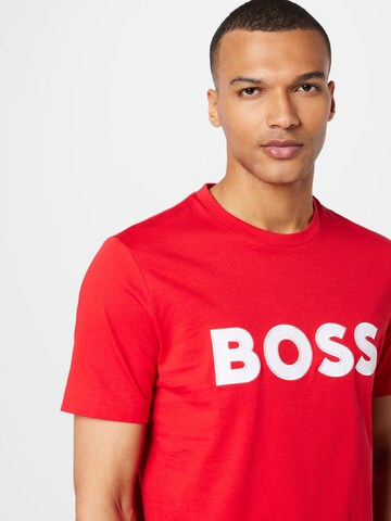 BOSS T-Shirt 'Tiburt' in Rot