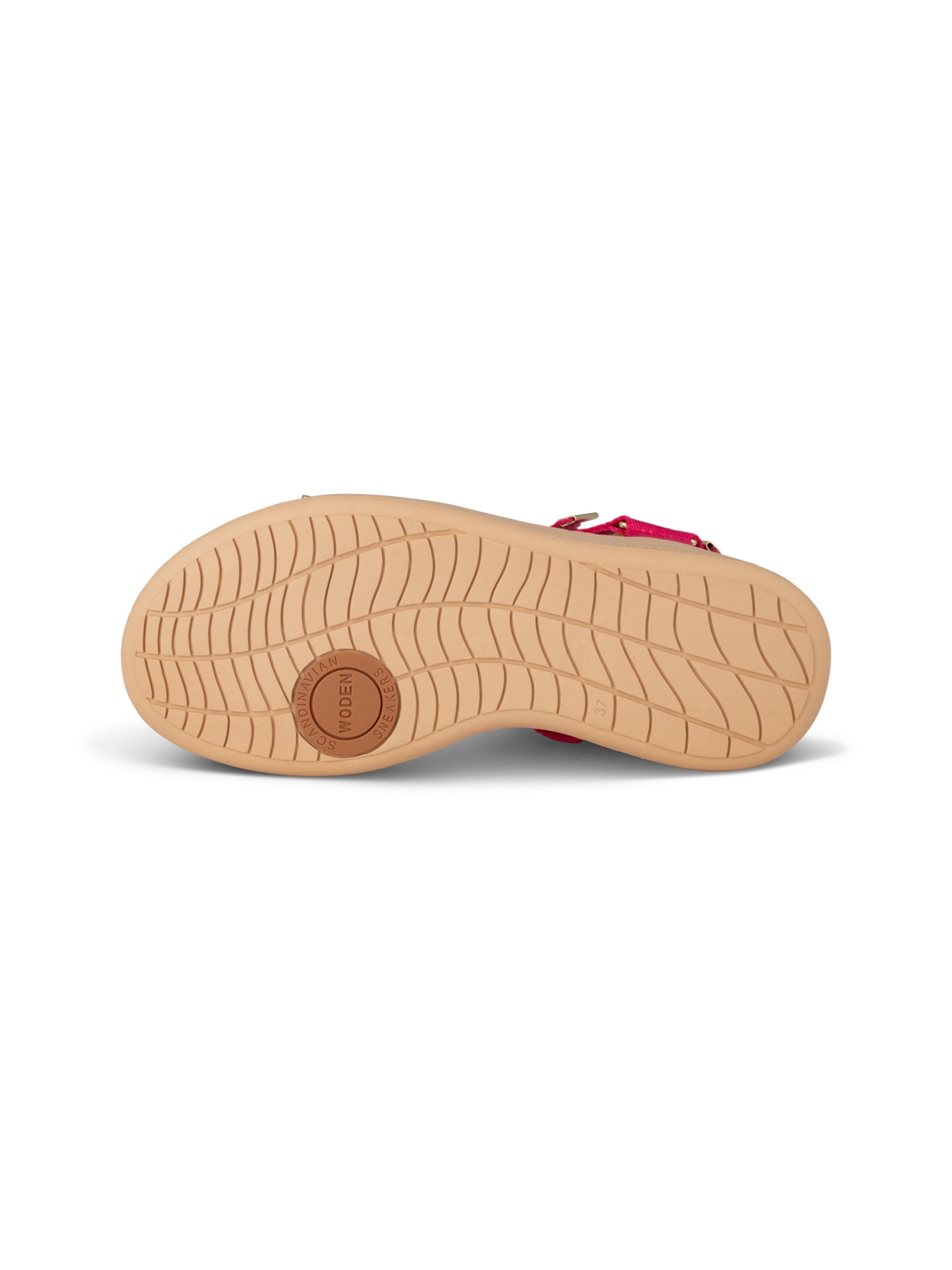 WODEN Sandale 'Line' in Braun