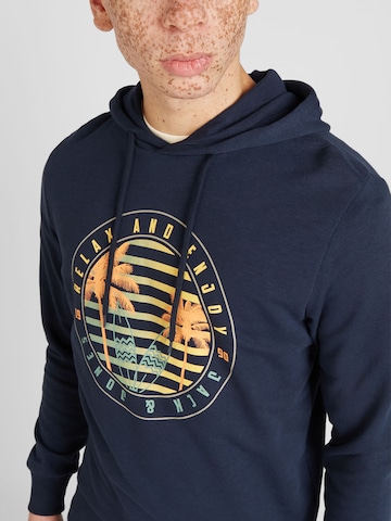 JACK & JONES Sweatshirt 'SUMMER VIBE' i blå