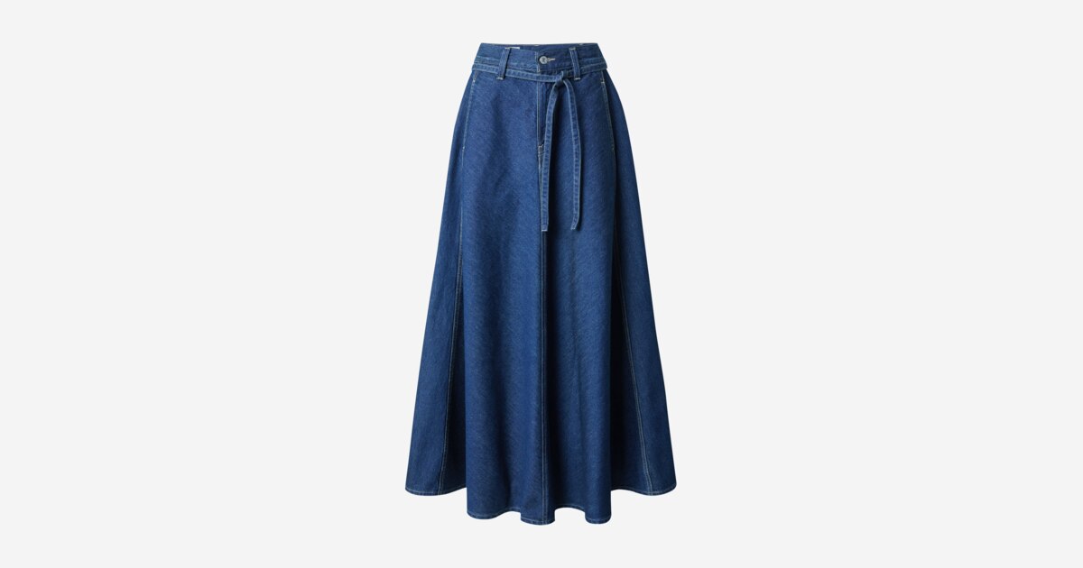 LEVI'S ® Rok 'XL SQUARE CIRCLE' in Donkerblauw | ABOUT YOU