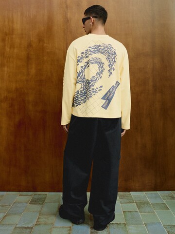 Bershka Bluser & t-shirts 'OUT OF CORE' i gul: forside