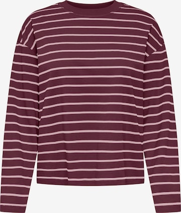 ONLY Shirt 'HAPPY ' in Rood: voorkant