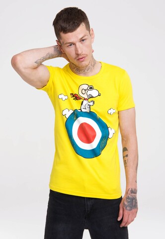 LOGOSHIRT Shirt in Yellow: front