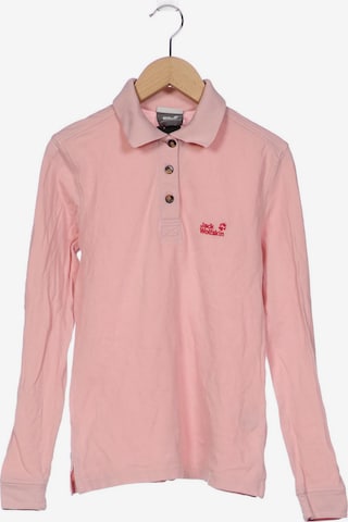 JACK WOLFSKIN Poloshirt S in Pink: predná strana