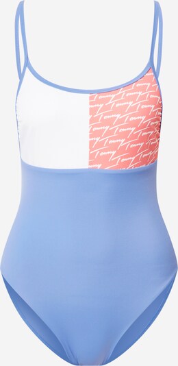 Tommy Hilfiger Underwear Maillot de bain en bleu clair / rouge / blanc, Vue avec produit