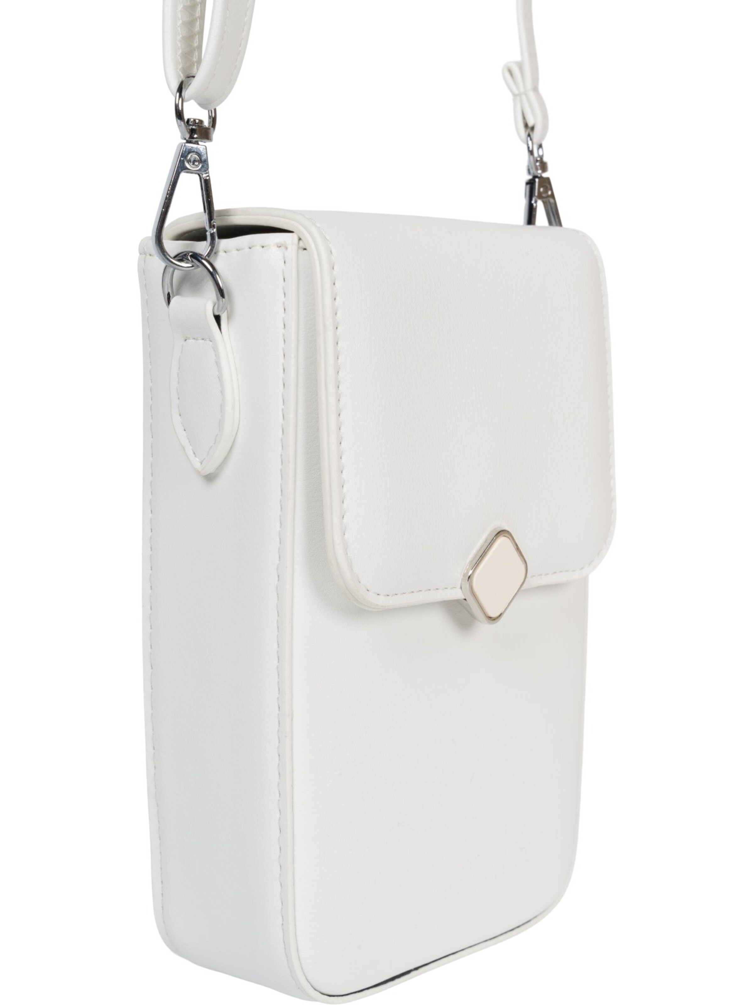 styleBREAKER Umhängetasche 'Box Bag Umhängetasche Uni'‌‌‌‌‌‌‌ in Weiß