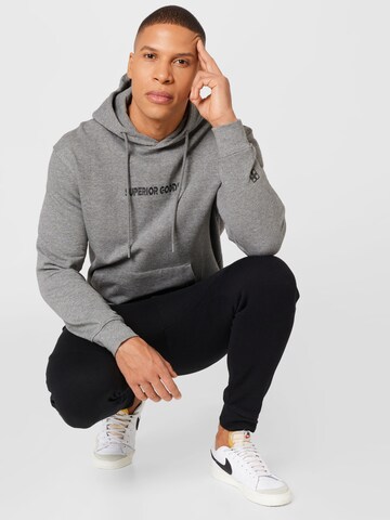 Hailys Men Sweatshirt 'Jens' in Grey