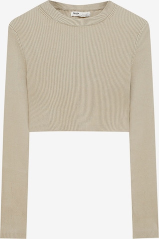 Pull&Bear Sweater in Grey: front