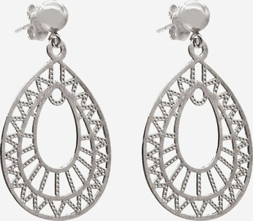 Gemshine Earrings 'Yoga Mandala Kreis' in Silver