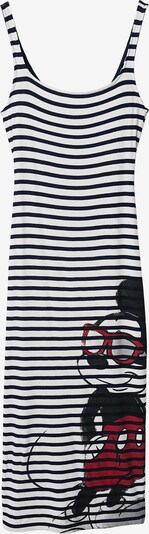 Desigual Robe 'Mickey' en bleu marine / lie de vin / noir / blanc, Vue avec produit