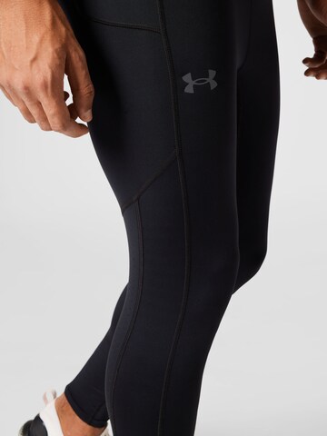 melns UNDER ARMOUR Šaurs Sporta bikses 'Fly Fast'