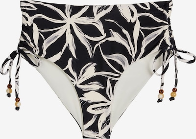 Marc O'Polo Bikini-Hose ' Abstract Floral ' in L in schwarz / weiß, Produktansicht