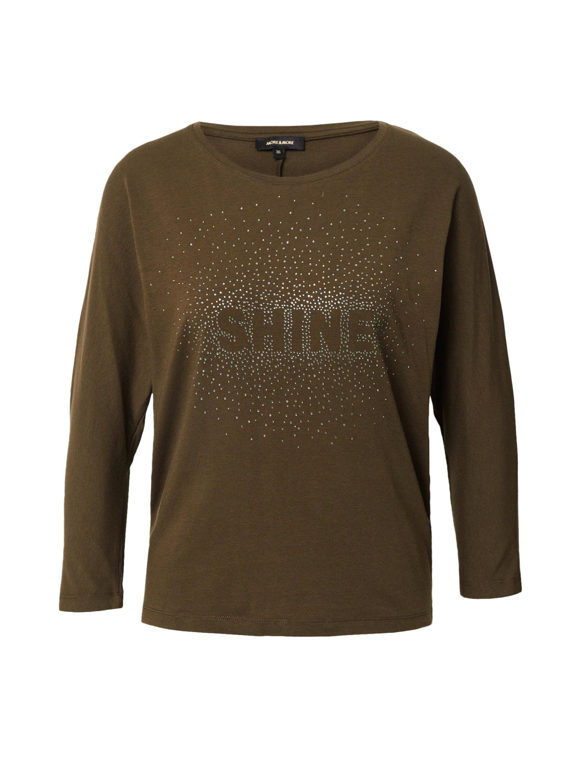 MORE & MORE Shirt 'Dolman' in Grün: Vorderseite