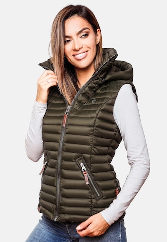 NAVAHOO Bodywarmer 'Shadaa' in Groen